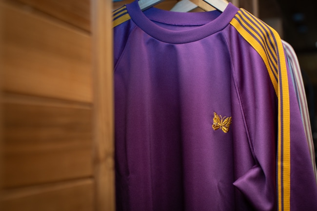 NEEDLES Track Crew Neck Shirt(Poly Smooth) [2025SS]