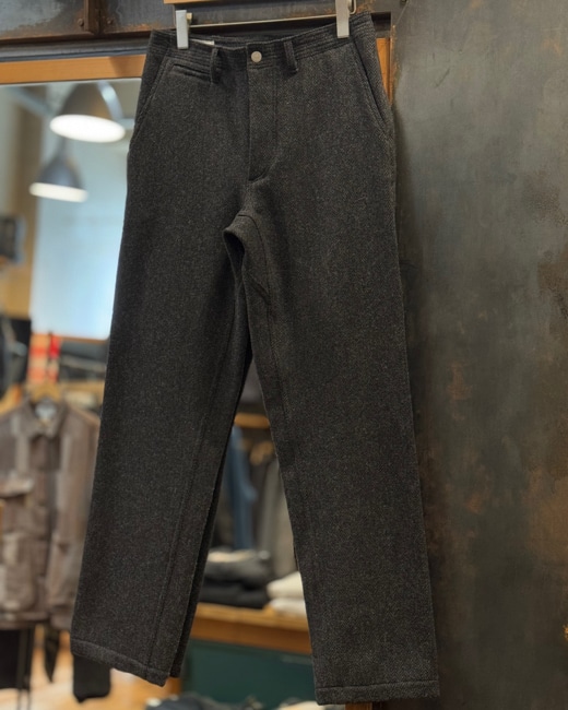 SASSAFRAS / ササフラス Sprayer Stream Pant - Herringbone Blanket