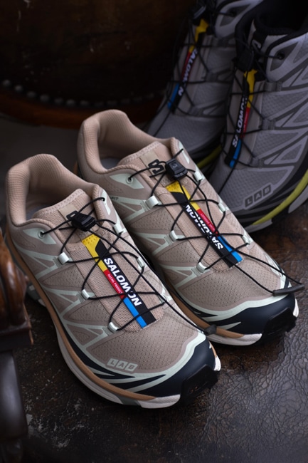 Salomon/サロモン XT-6 [Oxford Tan×Carbon×Clearly Aqua/Alloy×Black