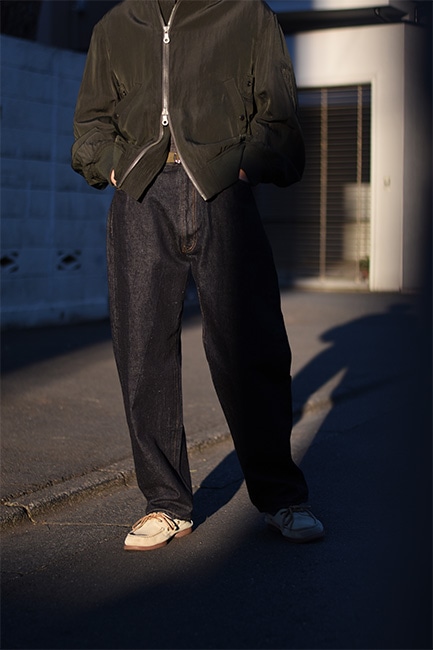 KAPTAIN SUNSHINE/キャプテンサンシャイン】5P Zipper Front Denim Pants