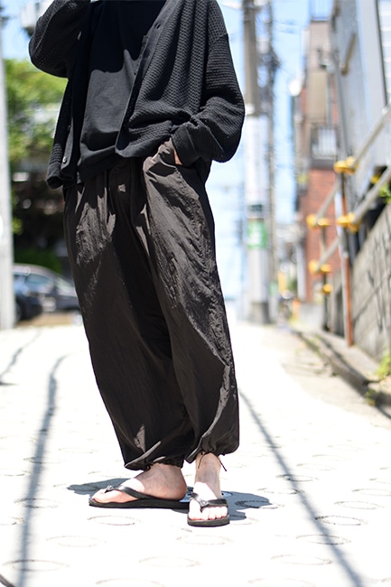 BATONER/バトナー】Woodpulp Summer Knit V Neck Cardigan