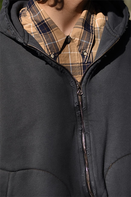 NEXUS Ⅶ./ネクサスセブン】Damaged W-Face Hoodie