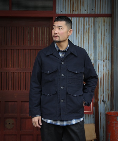 Cruiser Jacket Moleskin(36(MEN) Dark Navy/ダークネイビー): BONCOURA