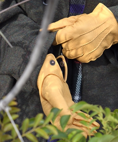 タッチパネル対応ヘアシープグローブ（裏地なし） 15-1100(7(MEN