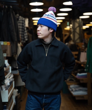 Half Zip Sweatshirt(38(MEN) Black/ブラック): BONCOURA