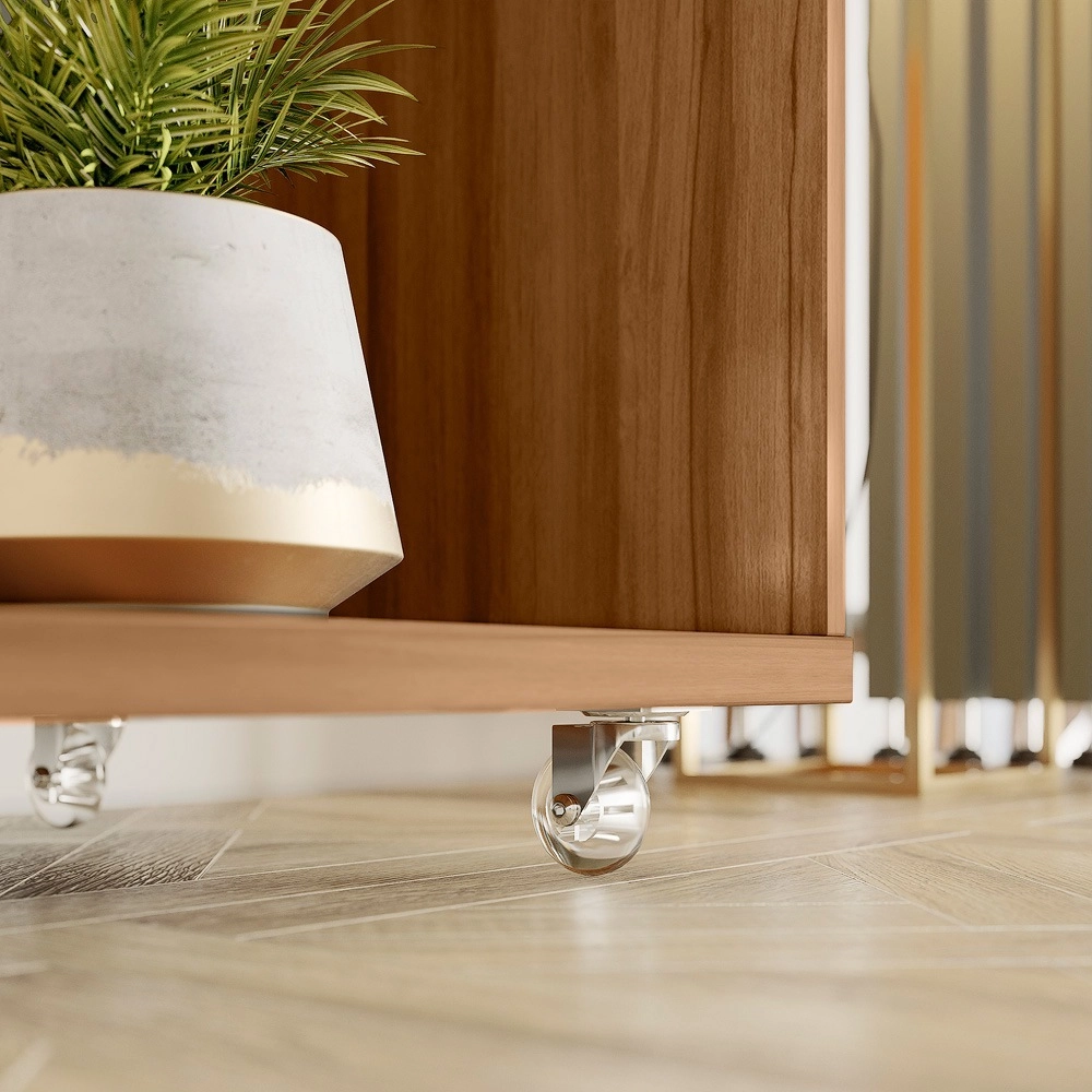 Rack 1.80M Bancada NT1290 Para Tv Até 70 Freijo/Off White