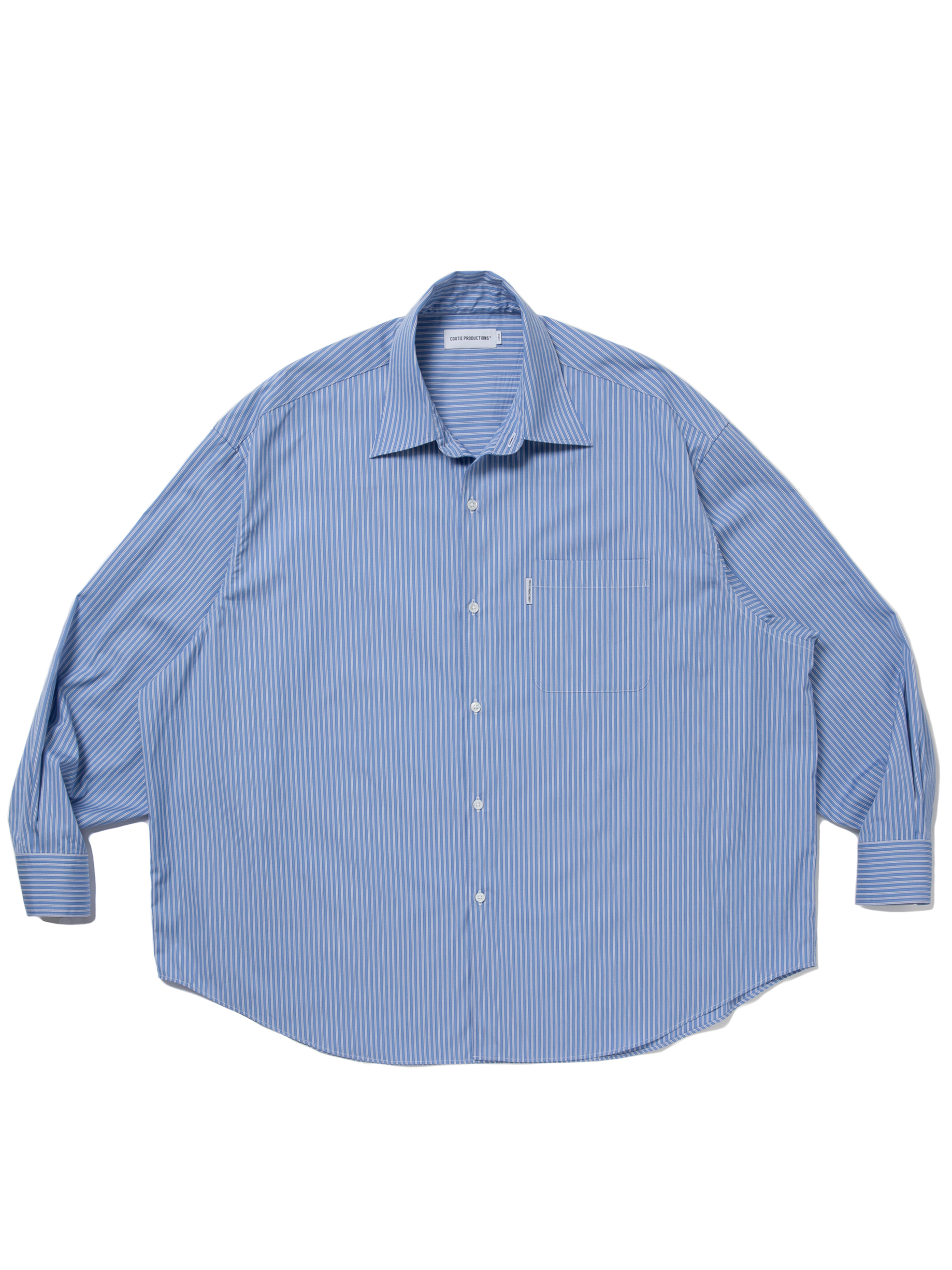 Stripe Broad Oversized L/S Shirt - Loschild