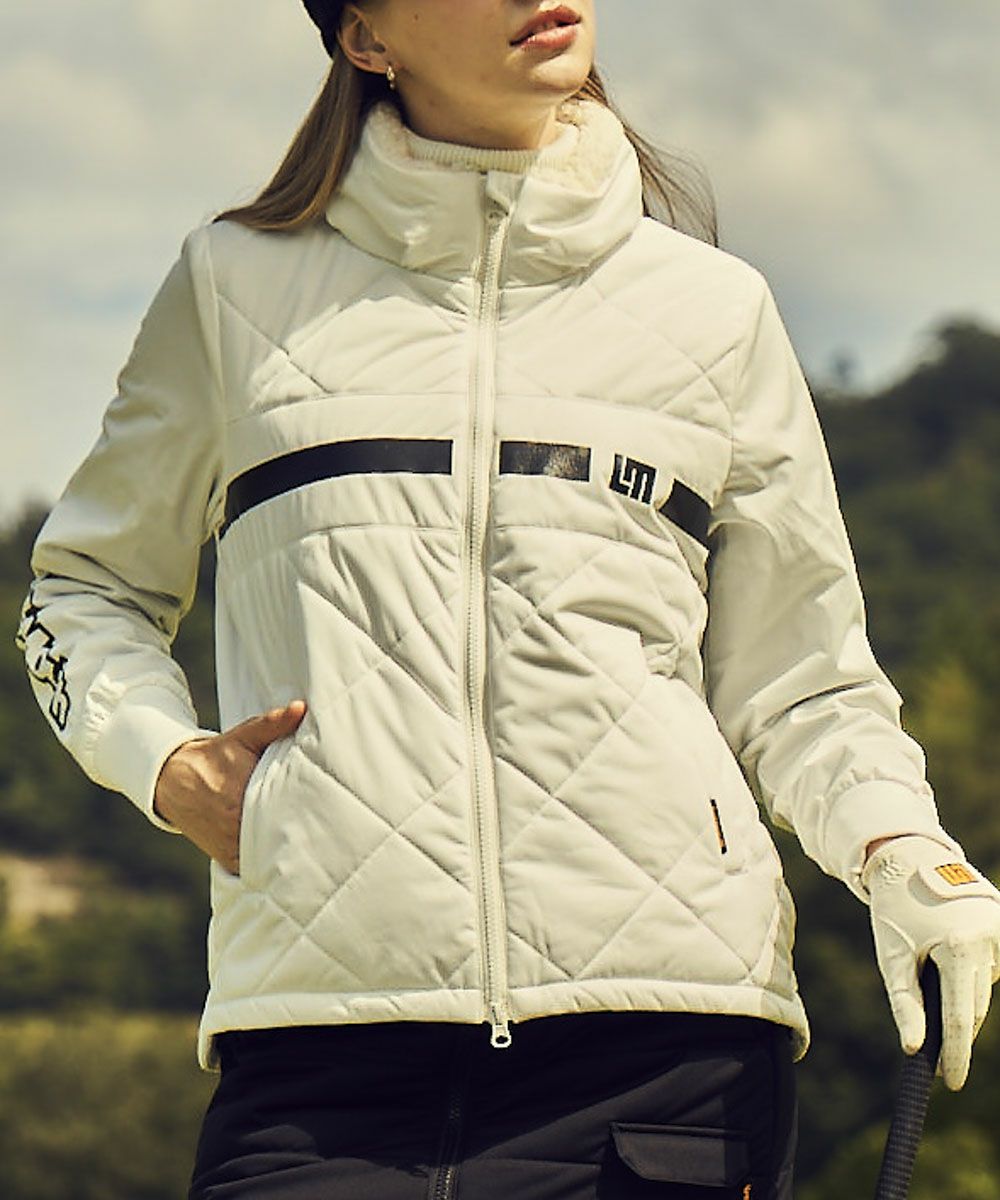 レディース 裏蓄熱フリースブルゾン ホワイト | LOUDMOUTH JAPAN