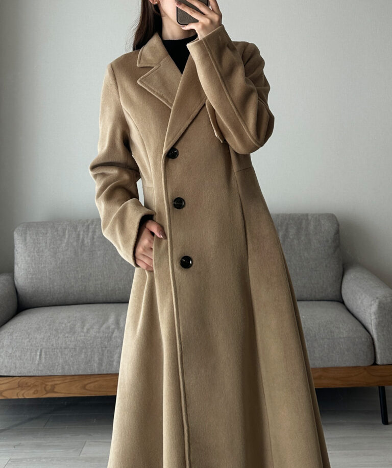 426】ウエストシェイプフレアチェスターコート | Louere (ルエレ