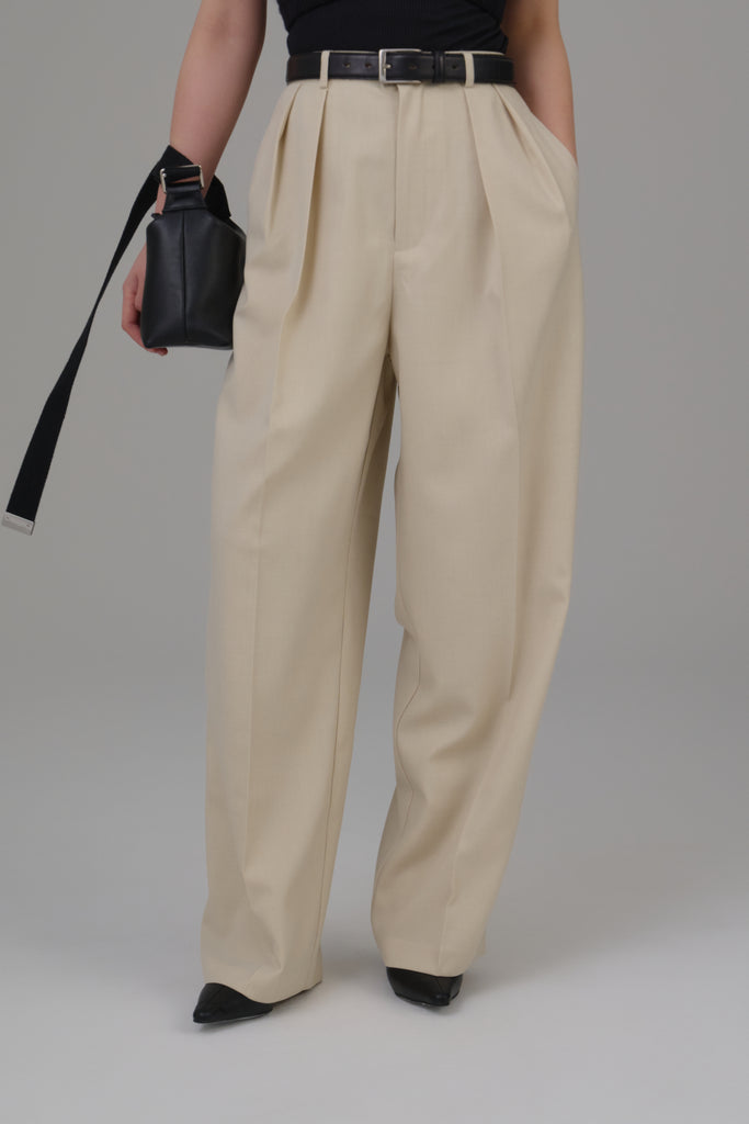 2tuck cocoon pants – louren store