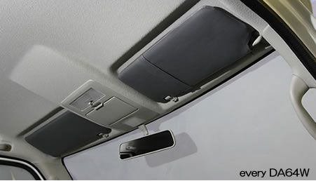 エブリィDA62W用サンバイザーカバー RUG VISOR │カスタムパーツ販売