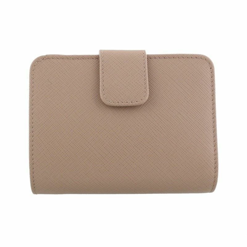 プラダ PRADA 二つ折り財布 レディース ピンクベージュ 1ML018 QWA