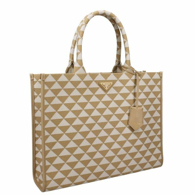 プラダ PRADA トートバッグ レディース ベージュ 1BA356 V OOM 2FKL