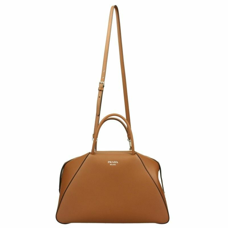 プラダ PRADA ハンドバッグ レディース SOFTY ブラウン 1BA364 V OOO