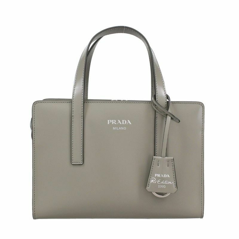 プラダ PRADA ハンドバッグ レディース SPAZZOLATO グレー 1BA357 V