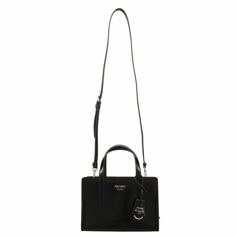 プラダ PRADA ハンドバッグ レディース SPAZZOLATO ブラック 1BA357 V