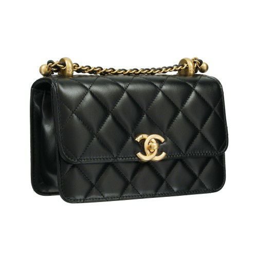 シャネル ショルダーバッグ レディース ココマーク ブラック CHANEL