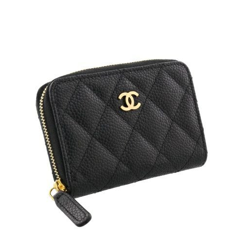 シャネル コインケース レディース ブラック CHANEL AP0216 Y01864