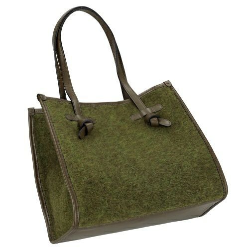 ジャンニ キアリーニ トートバッグ レディース カーキ マルチェッラM