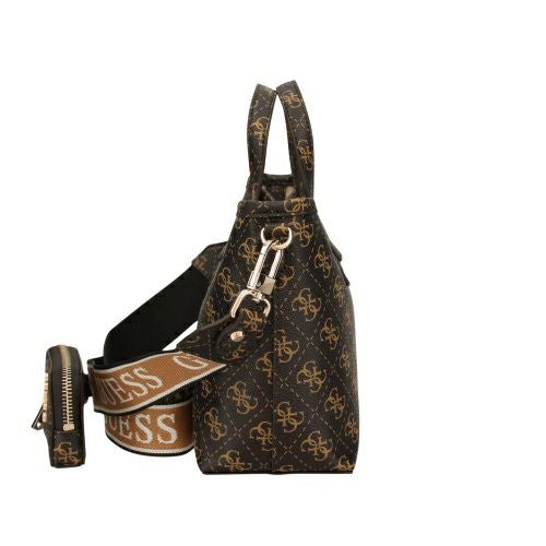 ゲス トートバッグ レディース LATONA II / MINI TOTE ブラウン GUESS