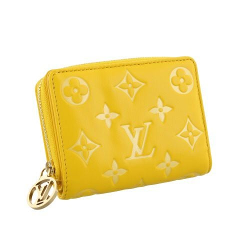 ルイヴィトン 二つ折り財布 モノグラム ポルトフォイユ・ルー イエロー