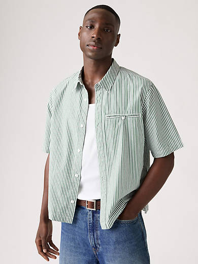 Short-sleeve Zandt Boxy Shirt - Green | Levi's® US