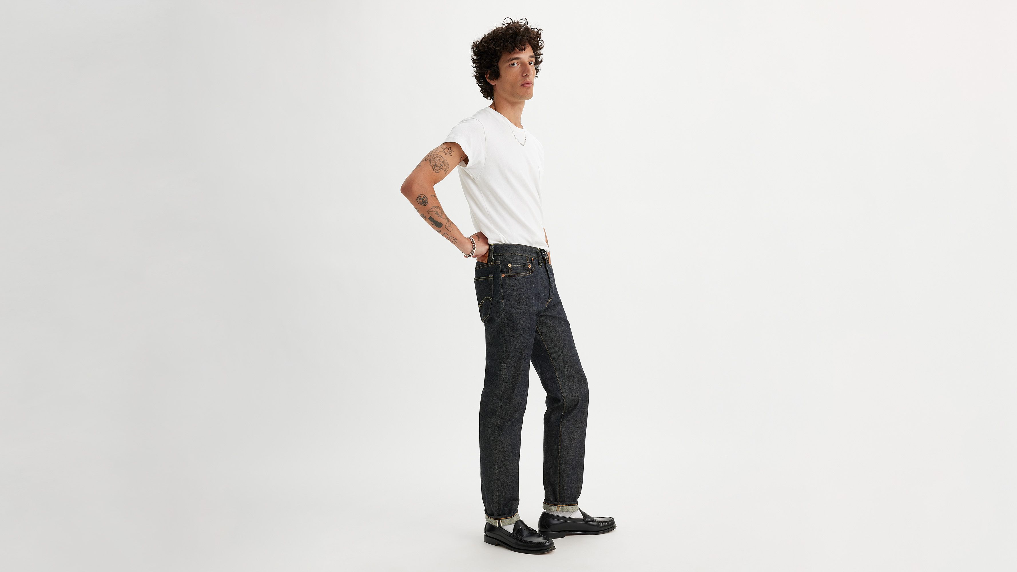 1954 501® Original Fit Selvedge Men's Jeans - Dark Wash | Levi's® US