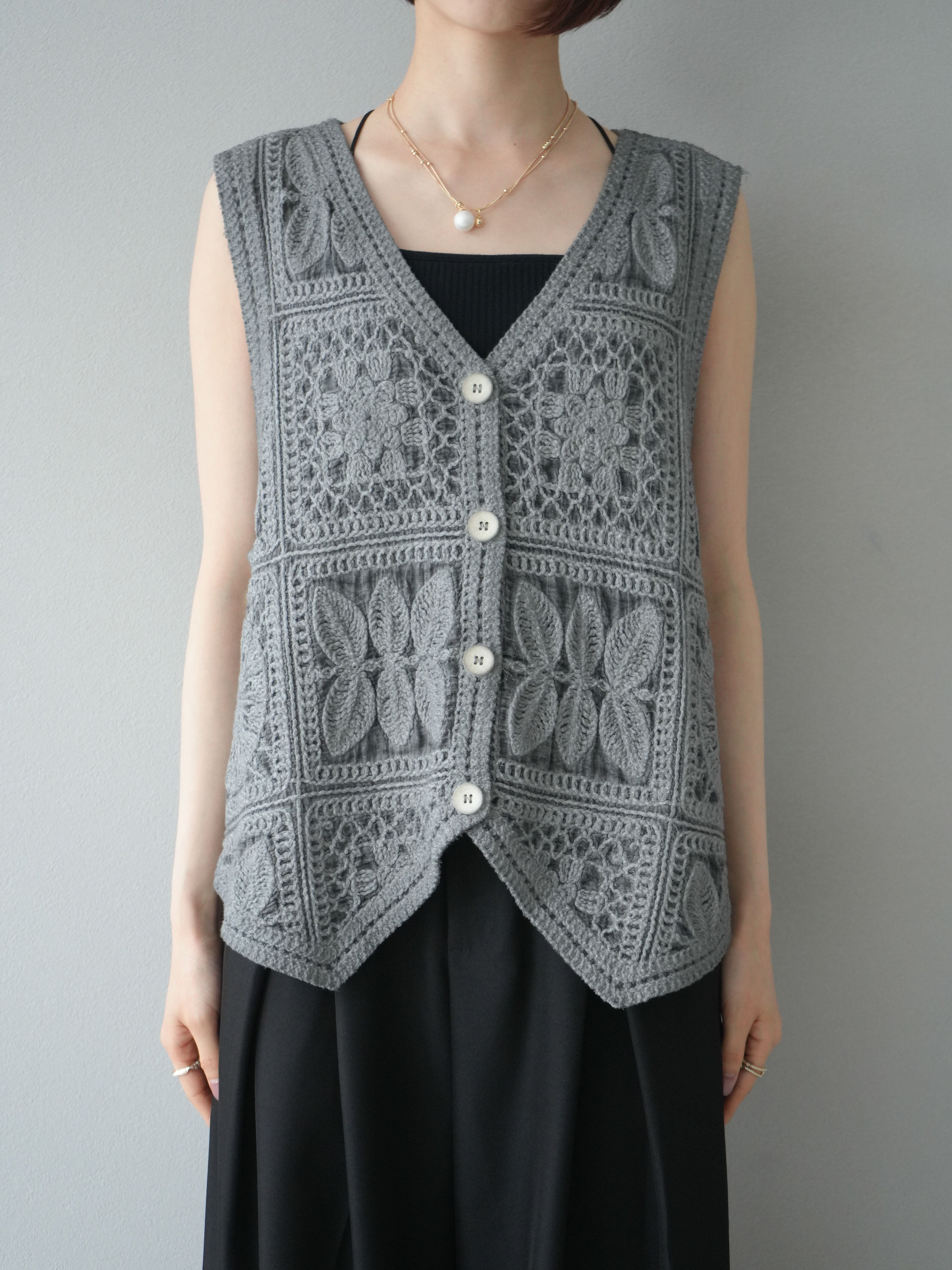 予約]クロシェジレ/グレー – Lumier