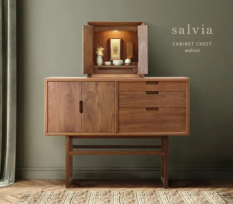 RENSEY レンセイ ミヤモト家具 チェスト キャビネット 開戸 電話台 ①