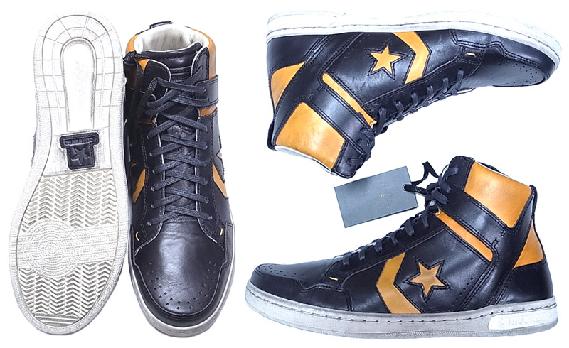 CONVERSE JOHN VARVATOS WEAPON MID NIGHTSHADE 黒×黄 USA限定