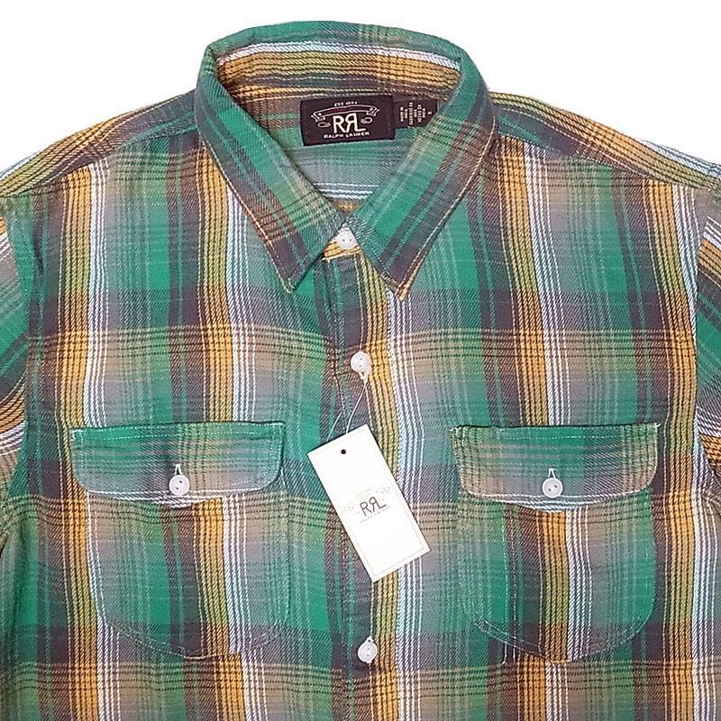 RRL Plaid Flannel Work Shirts ダブルアールエル チェック ワーク