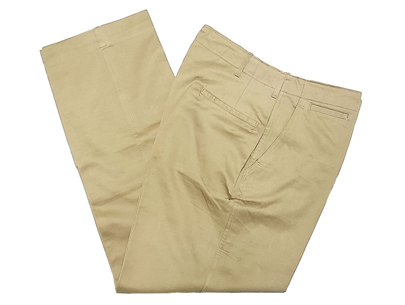 Deadstock US.ARMY M-1943 KHAKI CHINO TROUSERS M43カーキ - Luby's