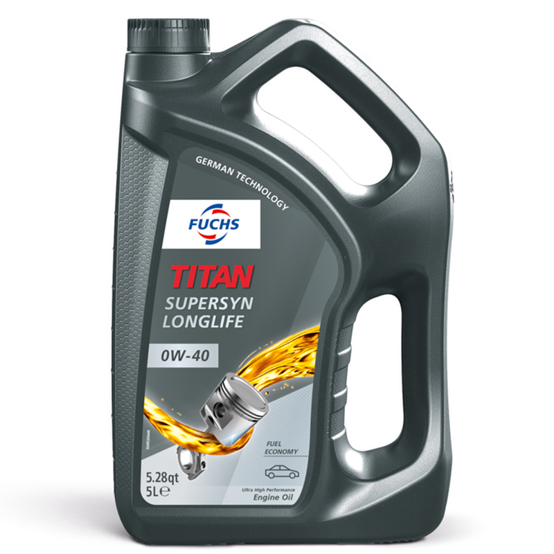 FUCHS フックス　エンジンオイル　高性能 0W-40 10本 FUCHS(フックス)・lubricants製品サイト / SUPERSYN LONGLIFE<br>SAE 0W-40