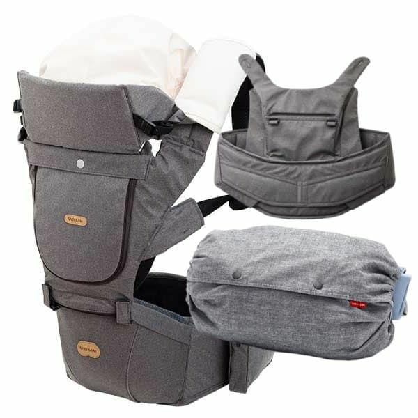 ベビーアンドミー】ベルク・ファースト【グレー】新生児～抱っこ紐