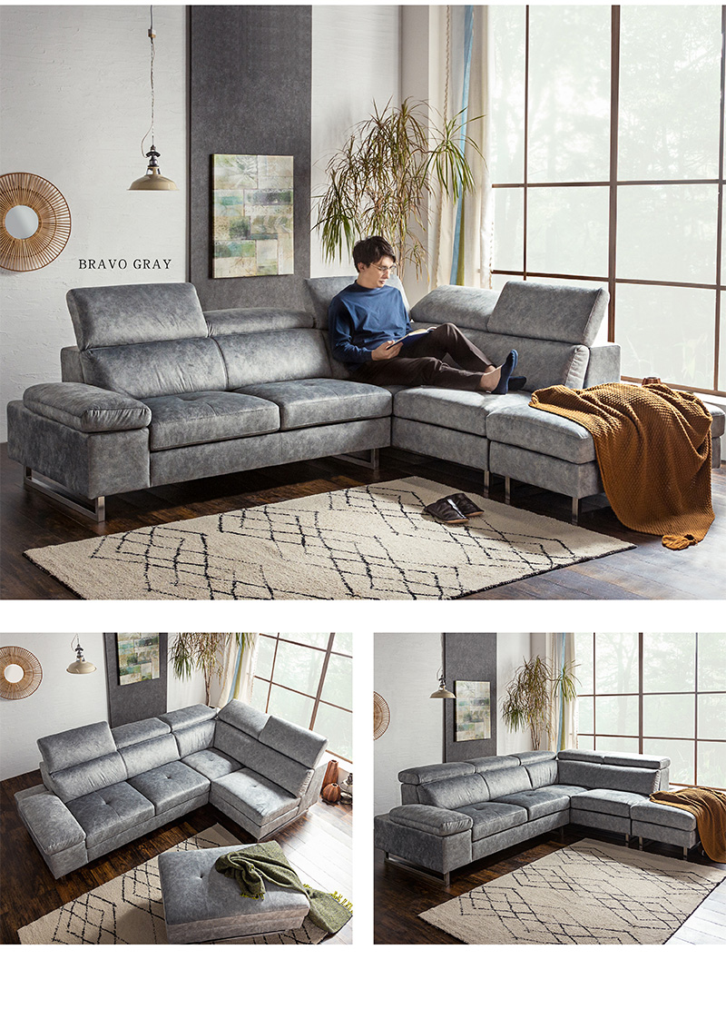 ソファー セット 左右選べる カウチ コーナー l字 L型 新素材 スムース