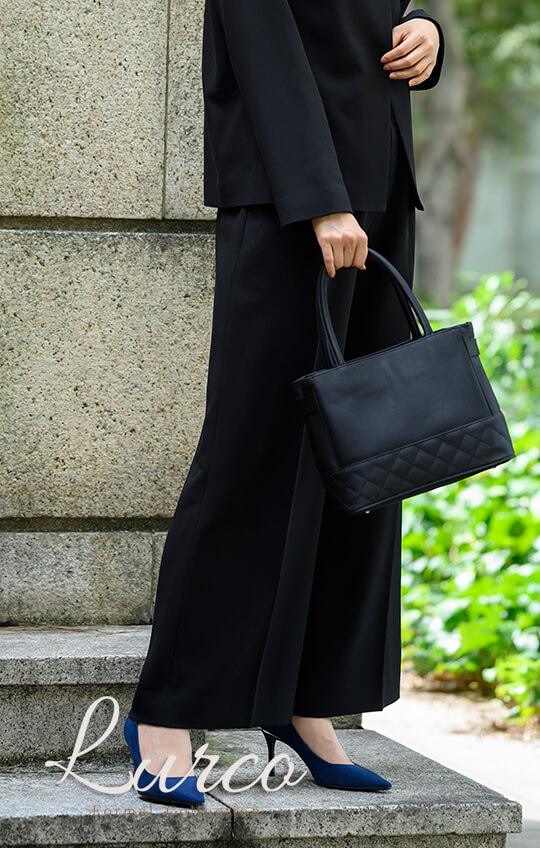 キルティングデザインがお洒落な フォーマルソフトバッグ <52-142047