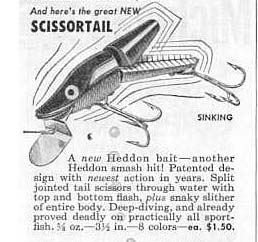 Heddon Scissortail Lure