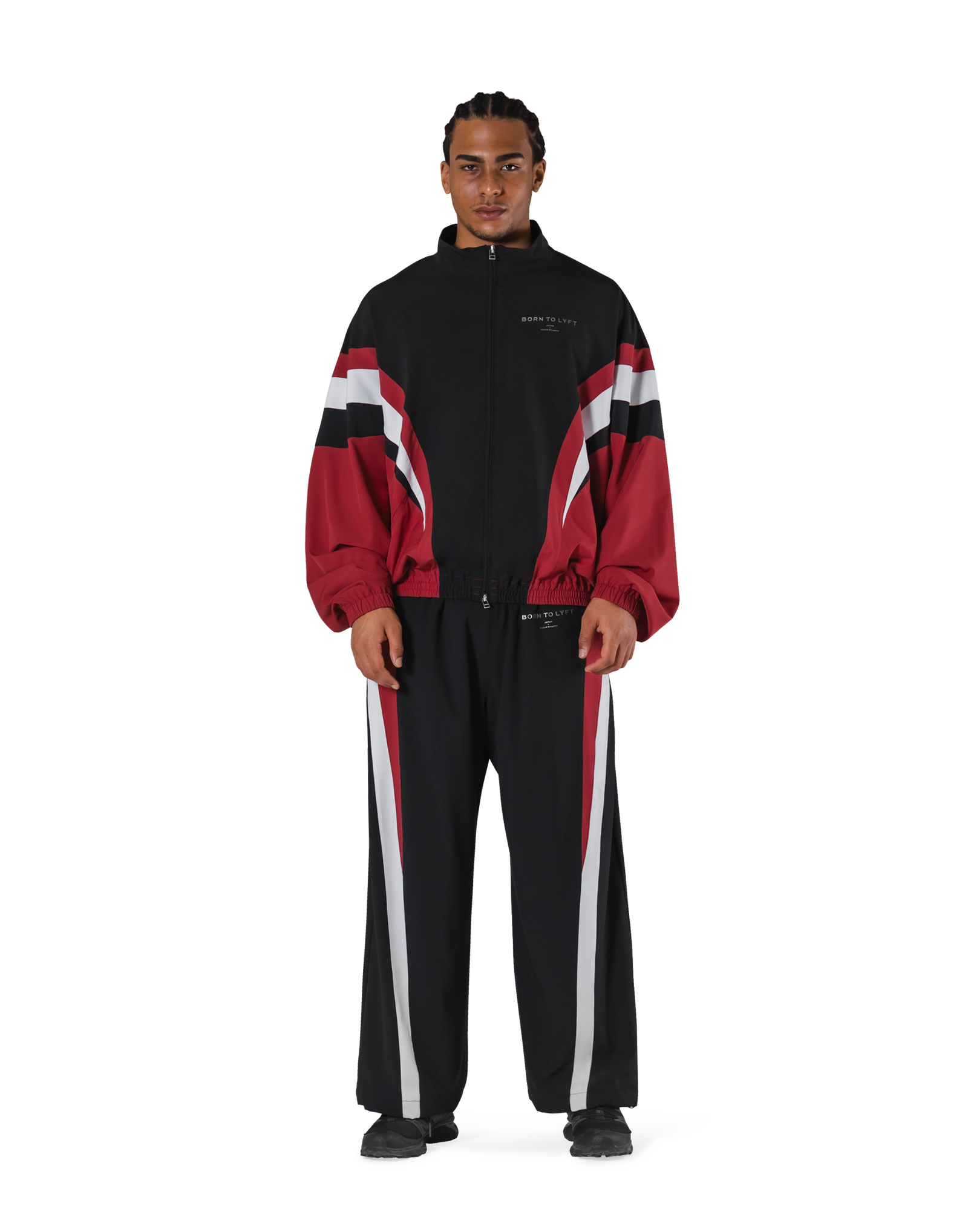 2Line Oversize Track Jacket V.2 - Red – LÝFT