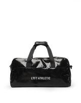LÝFT 2Way Enamel Duffle Bag - Black