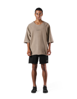 Knit Like Loose Sweat T-Shirt - Beige – LÝFT
