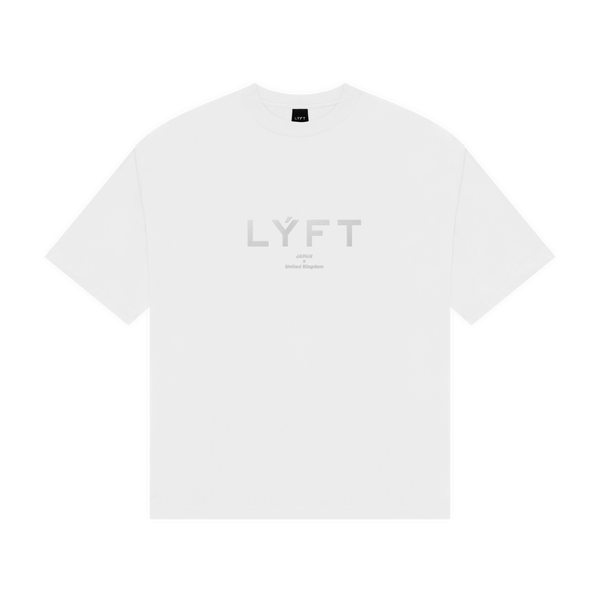 LÝFT Logo Big T-Shirt V.2 - White