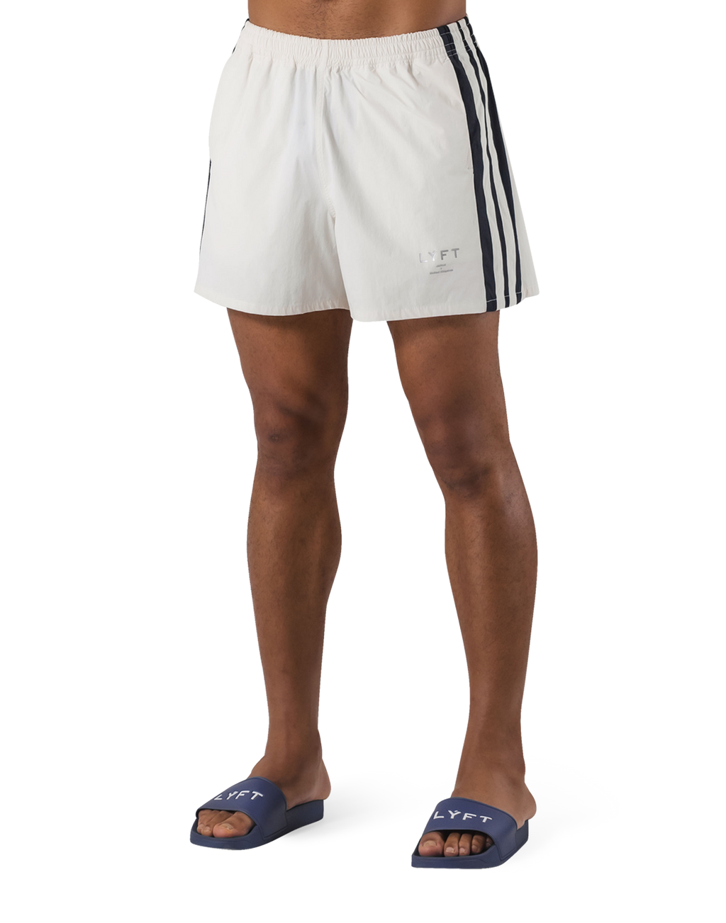 LÝFT 2Line Swim Shorts - Ivory