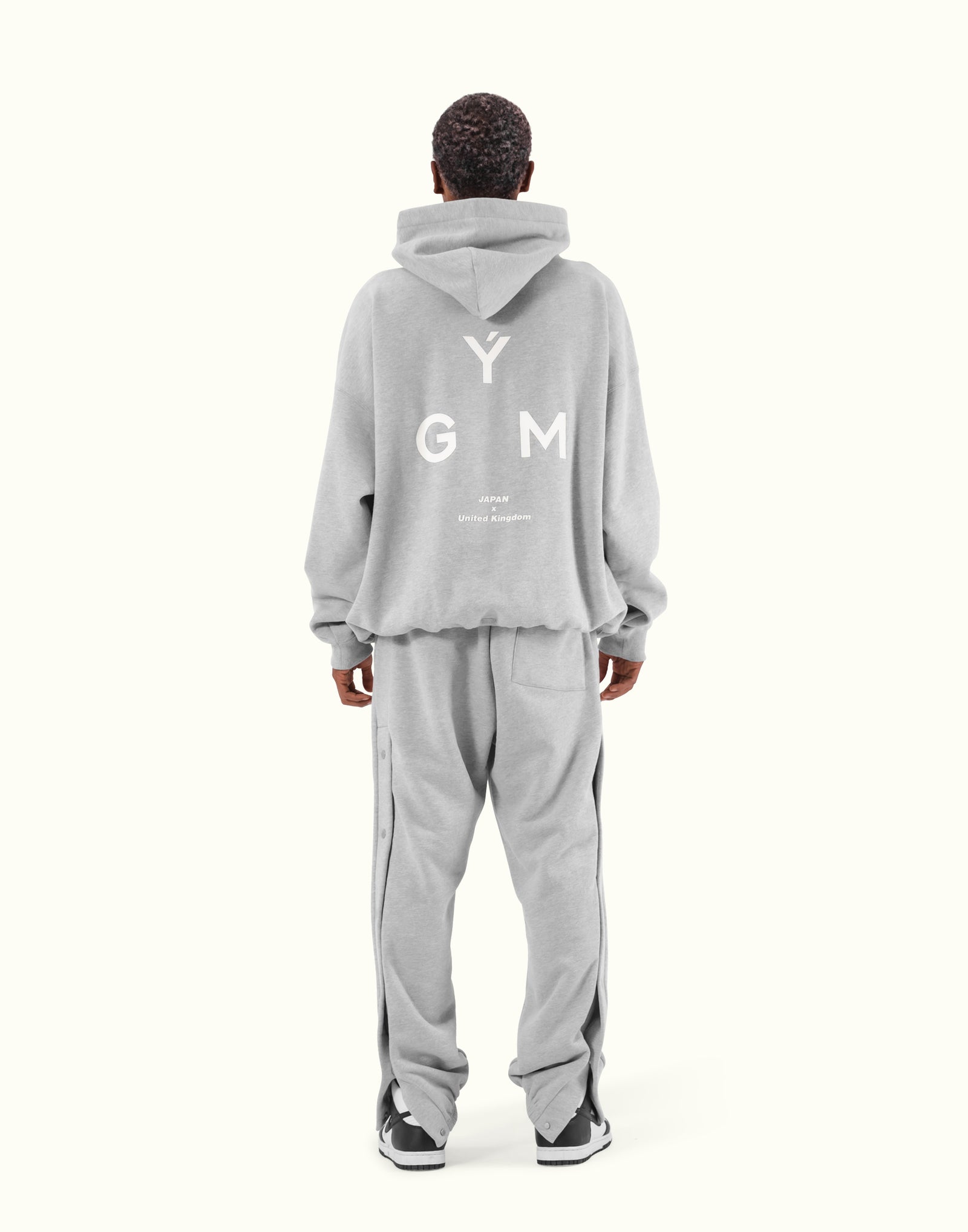 GÝM Oversize Sweat Hoodie - Grey – LÝFT