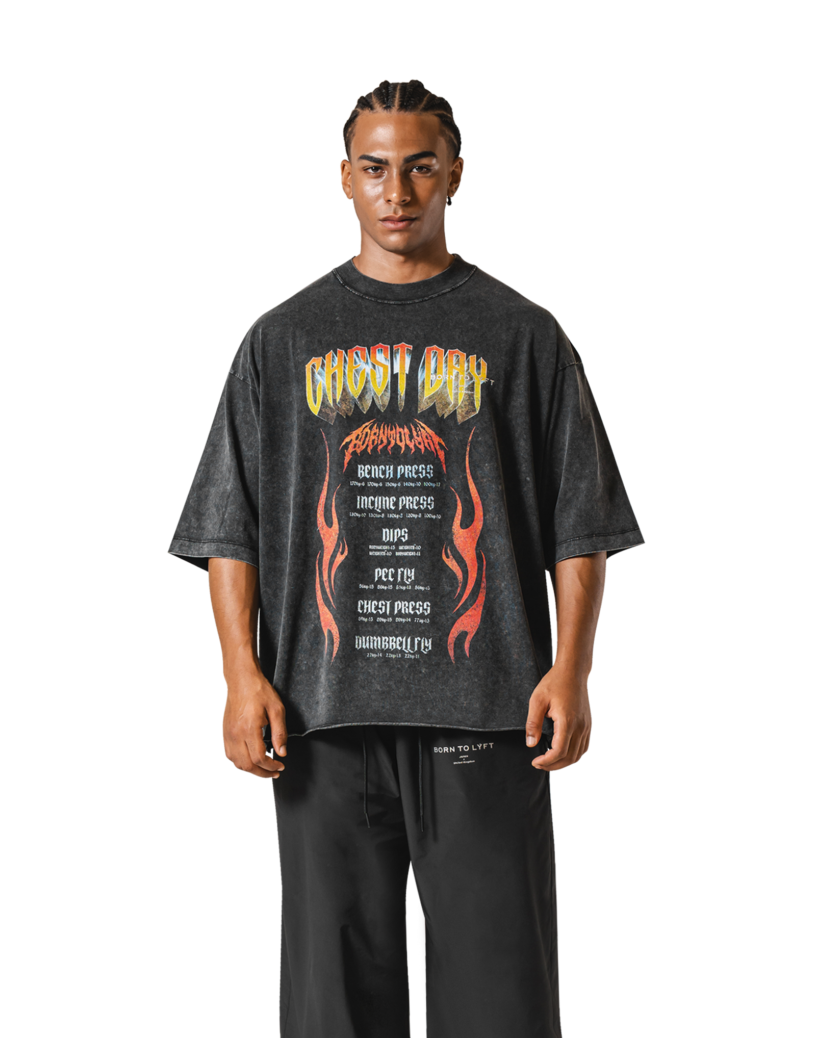 Chest Day Vintage Extra Big T-Shirt – LÝFT
