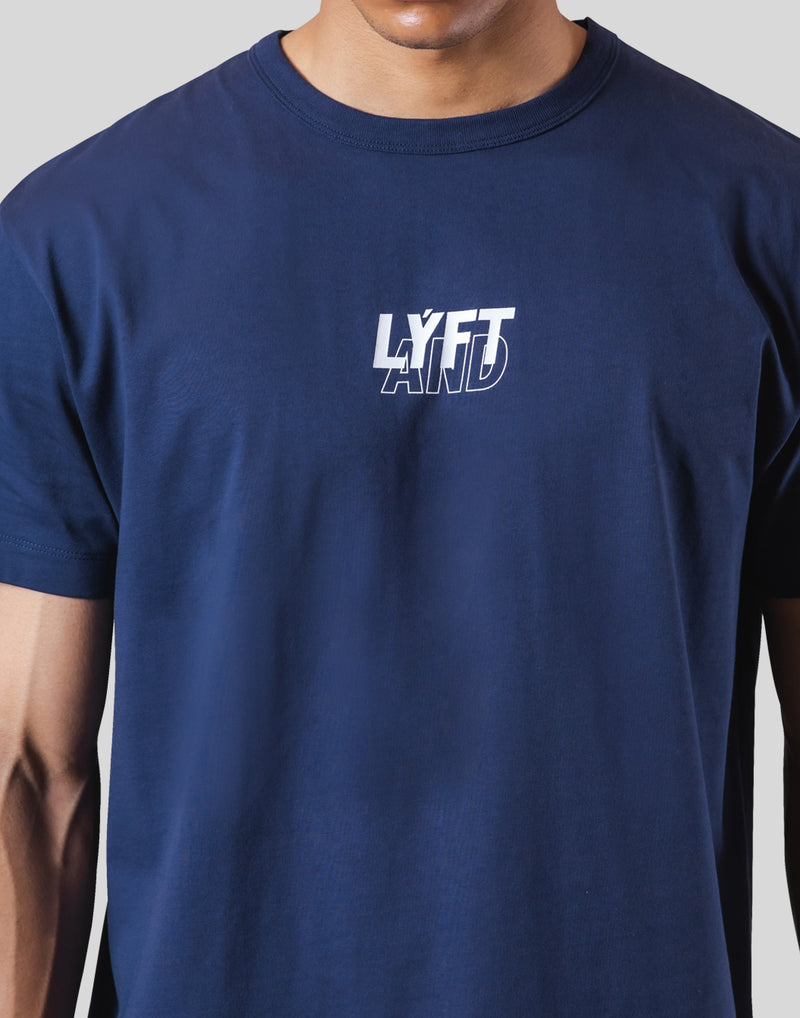 LÝFT × WIND AND SEA Standard T-Shirt - Navy