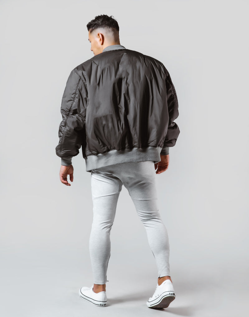 LÝFT Logo Patch MA-1 Jacket - D.Grey