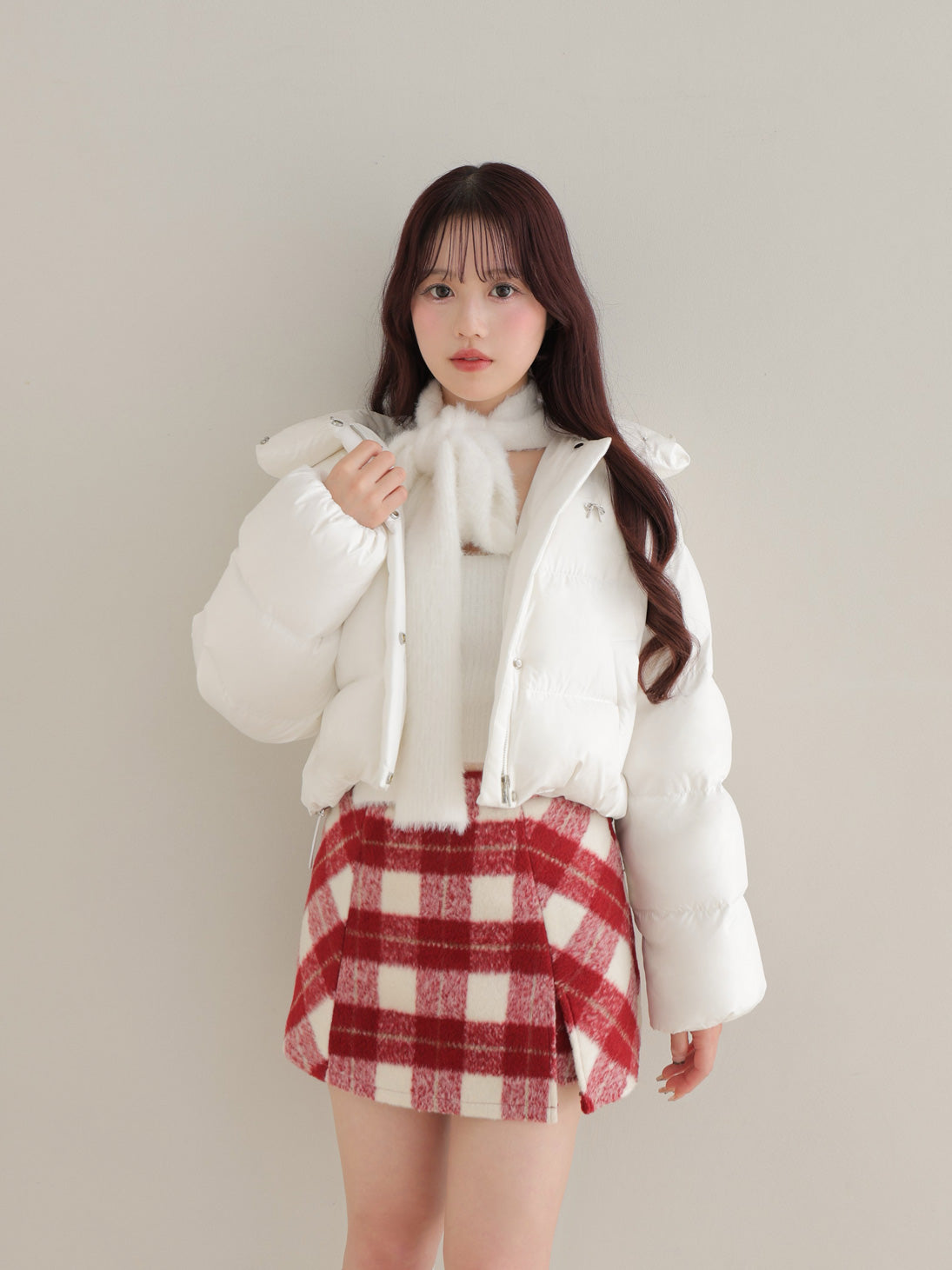 Bijou cropped down jacket(eme10815) – M me eme