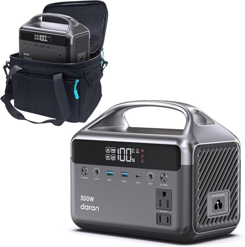 Amazon.co.jp: DARAN ポータブル電源 192Wh 定格300W AC出力 小型軽量