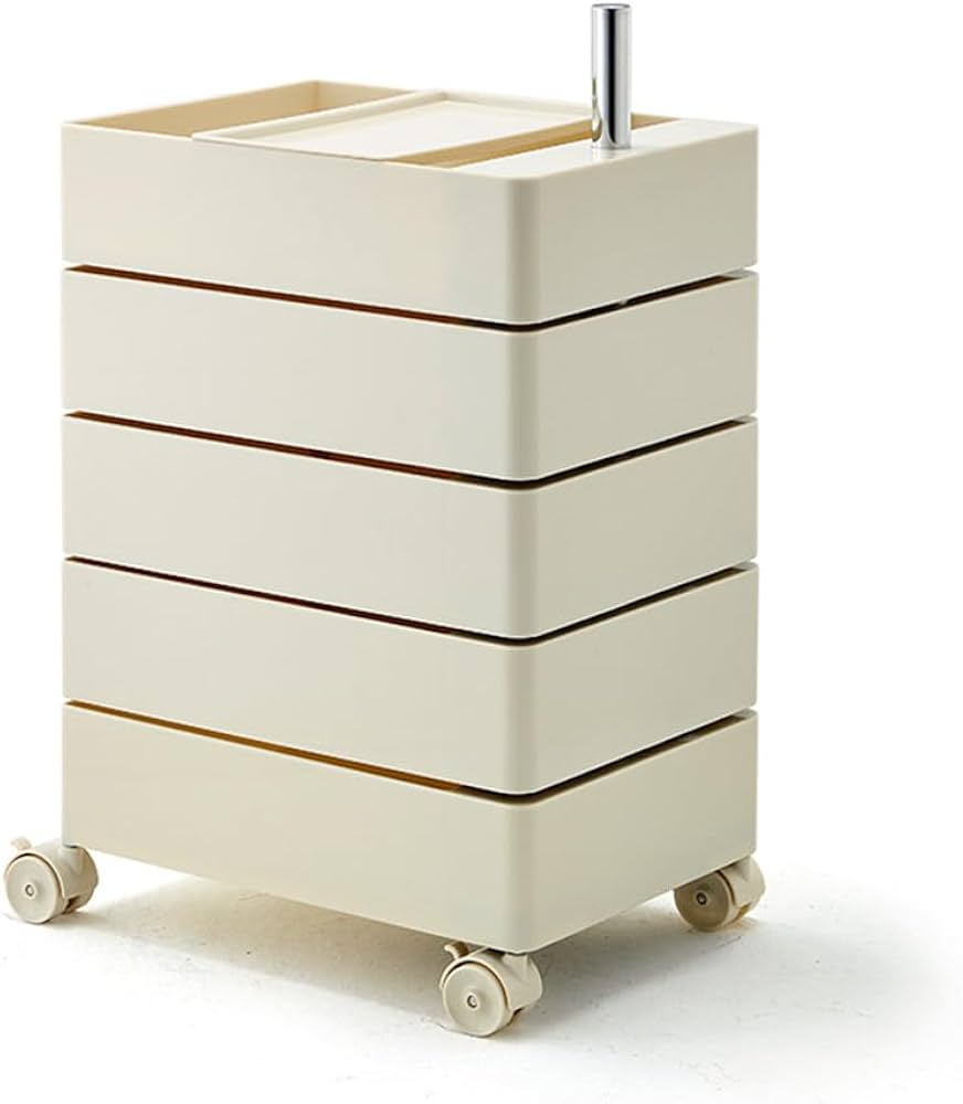 Amazon.co.jp: Sarinyワゴン キッチン 家具 5段 マジス キャスター付き