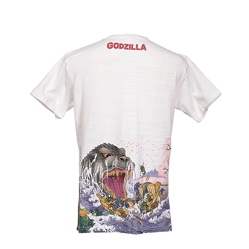 Godzilla T-Shirt Japanese Art Cherry Blossom Mt. Fuji Hokusai